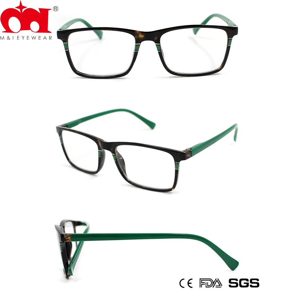 Men Plastic Reading Glasses Rectangle Multicolor Classic Wholesale (WRP8090170)