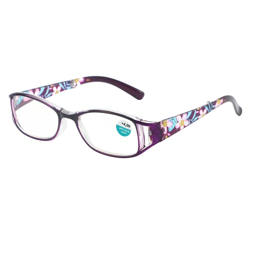 New Affordable Factory PC Wholesale Fashion Unisex Printed Foldable Oval Frame Reading Glasses