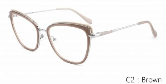 Luxury Customized Acetate + Metal Optical Frame with Italy Design