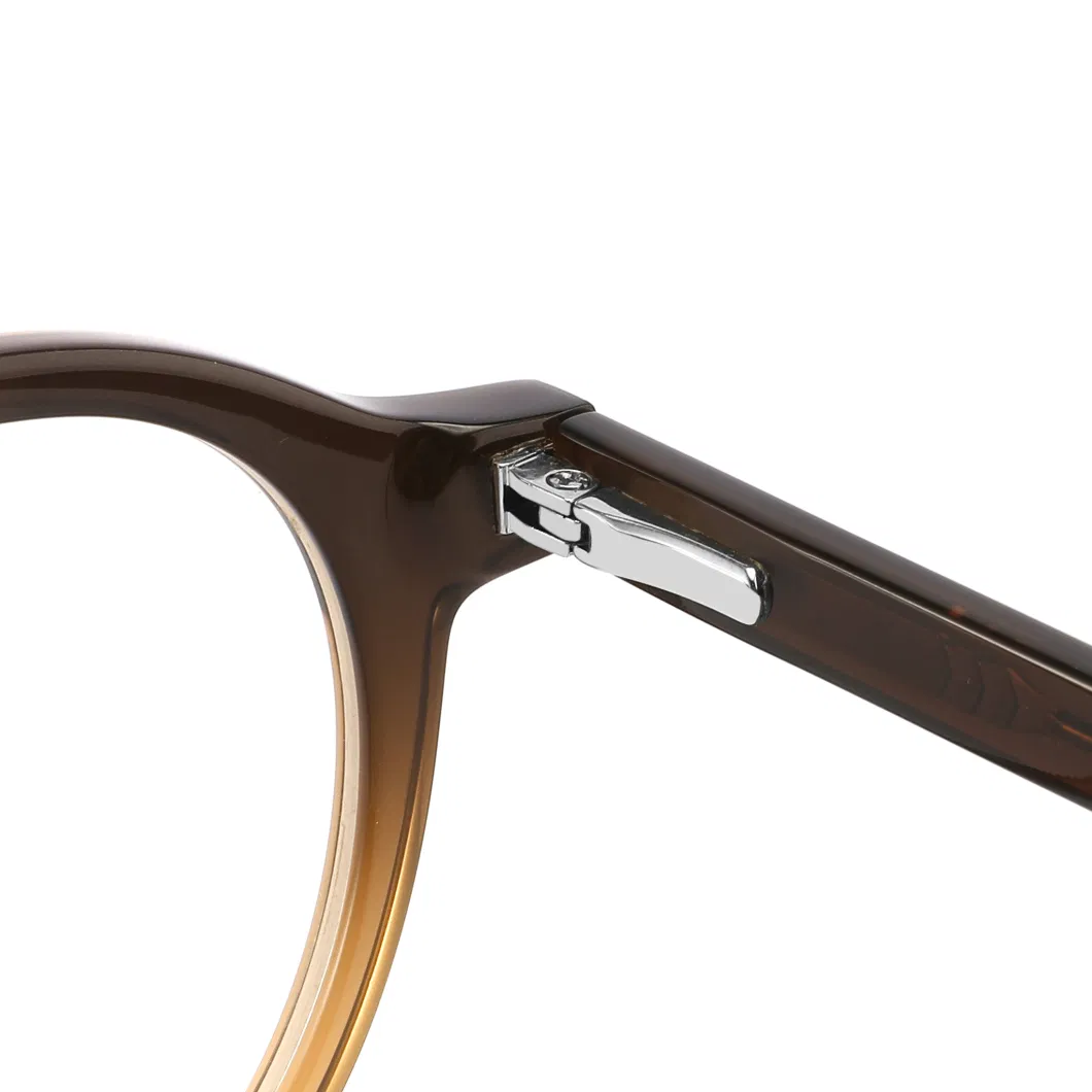 Wholesale Factory Circular Shape Acetato Snug Eyeglasses Optical Frame Men Women