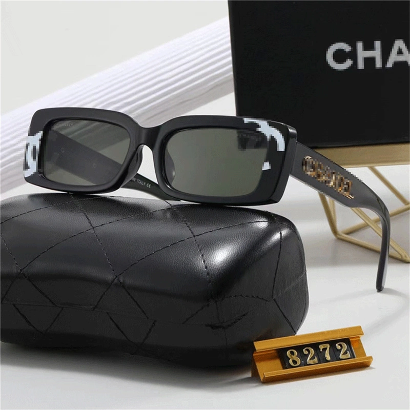 2023 Fashion New Luxury Famous Brands Designer Shades Square Women Sunglasses Big Size Frame Sun Shades Glasses Men UV400