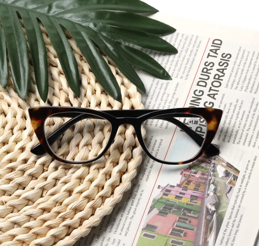 Fashion Party Wear Cat Eye Small Frame Reading Glasses with Spring Hinge