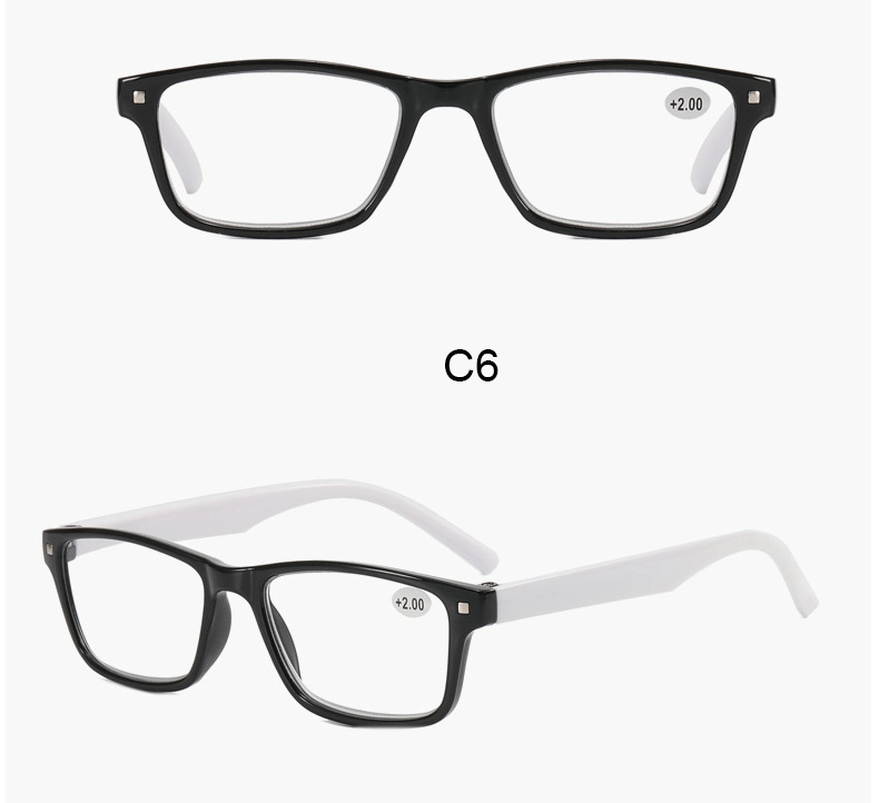 Reading Glasses Wholesale HD Fashion Elderly Reading Glasses Computer Mobile Phone Anti-Blue Light Reading Glasses