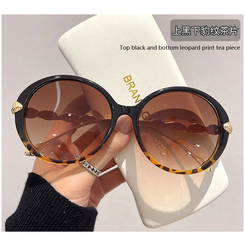 Round Sunglasses Ins Wind Net Red Sunglasses Women&prime; S New Fashion Street Patting Glasses (CFEGS-038)