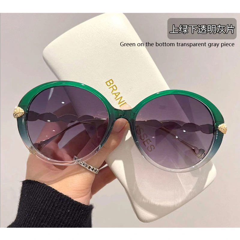 Round Sunglasses Ins Wind Net Red Sunglasses Women&prime; S New Fashion Street Patting Glasses (CFEGS-038)