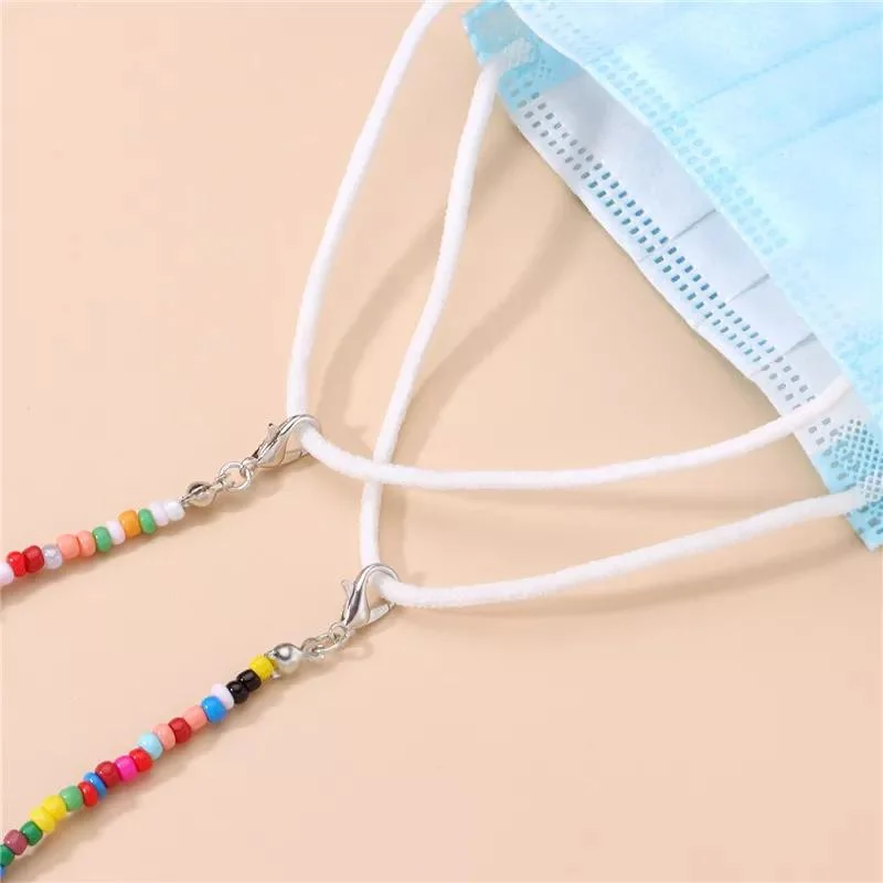 Fashion Seed Beaded Masking Chain Eyewear Sunglasses Cord Neck Straps Reading Glasses Chain