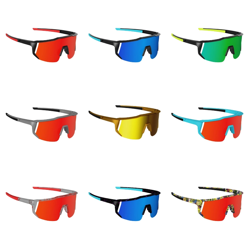 2021 New Oversized Sports Sunglasses Outdoor Sport Cycling Sun Glasses for Men Women