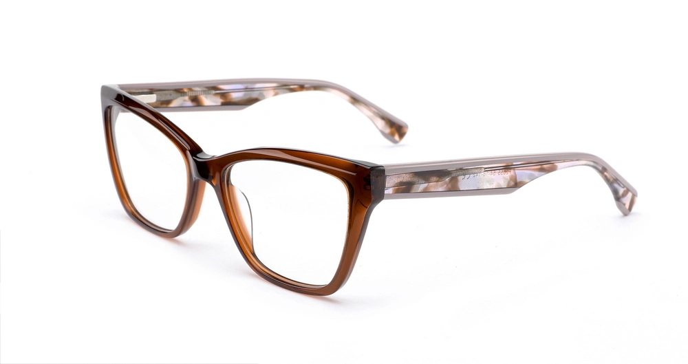 2024 New Arrival OEM/ODM High Quality Full Rim Acetate Cat Eye Optical Frame