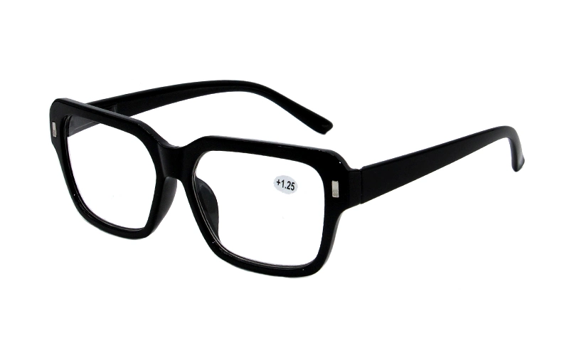 Classic Style Rectangular Tortoise Shell Temples Spring Hinge Reading Glasses