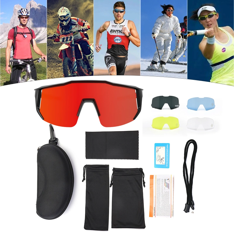 2021 New Oversized Sports Sunglasses Outdoor Sport Cycling Sun Glasses for Men Women