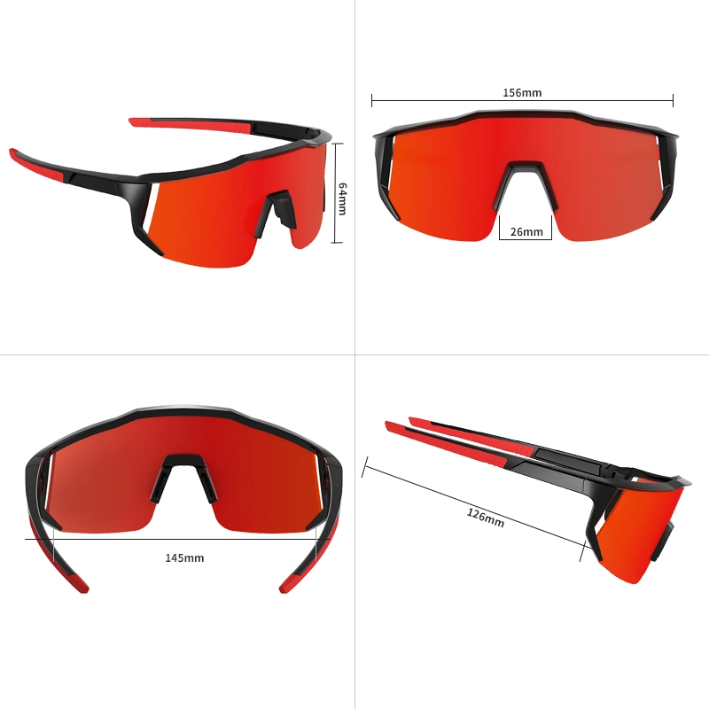 2021 New Oversized Sports Sunglasses Outdoor Sport Cycling Sun Glasses for Men Women