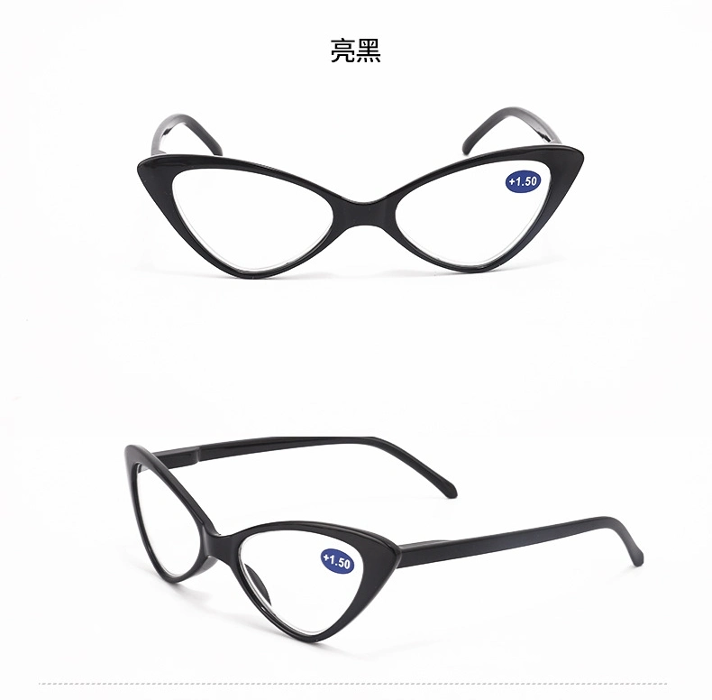 Cat Eye Spring Hinge Fashion Blue Light Blocking Reading Glasses