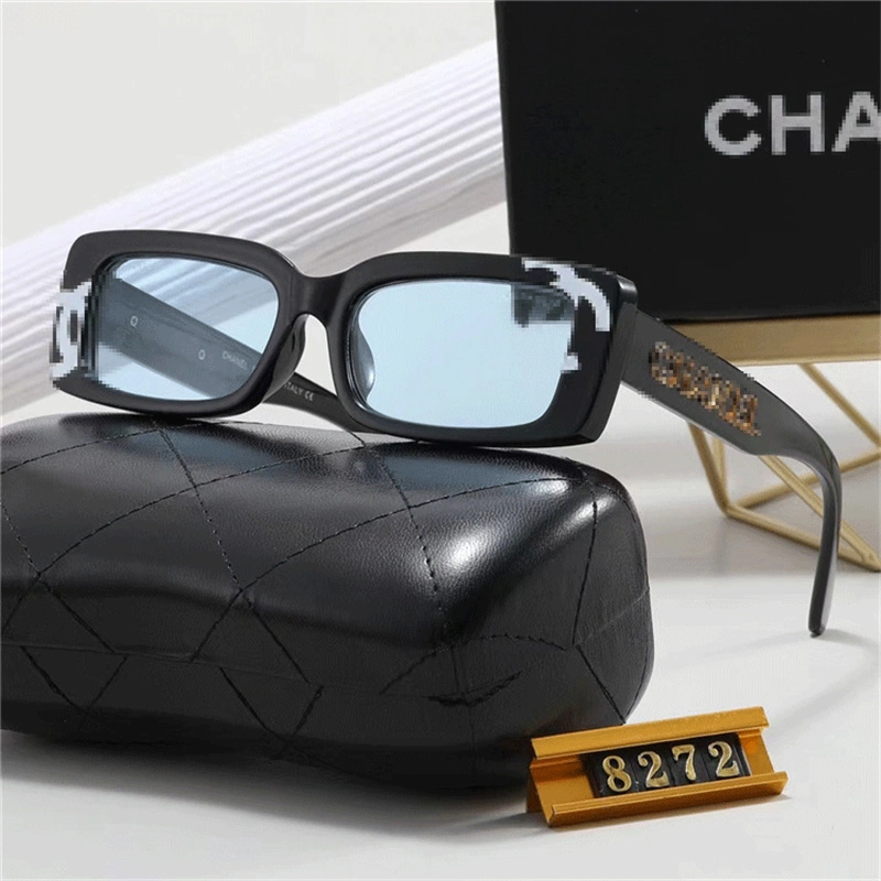 2023 Fashion New Luxury Famous Brands Designer Shades Square Women Sunglasses Big Size Frame Sun Shades Glasses Men UV400