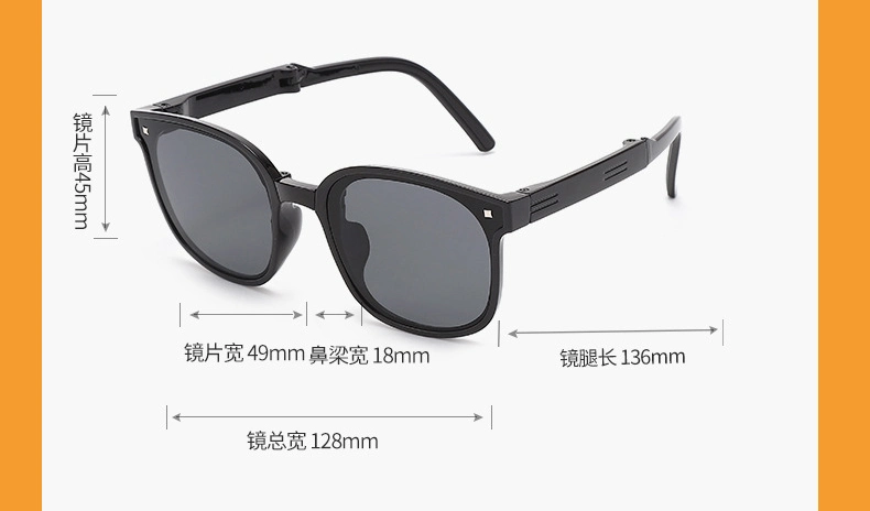 Foldable Sunglasses for Children Sun Protection Glasses for Children Travel Eye Protection Against Outside Sunglasses