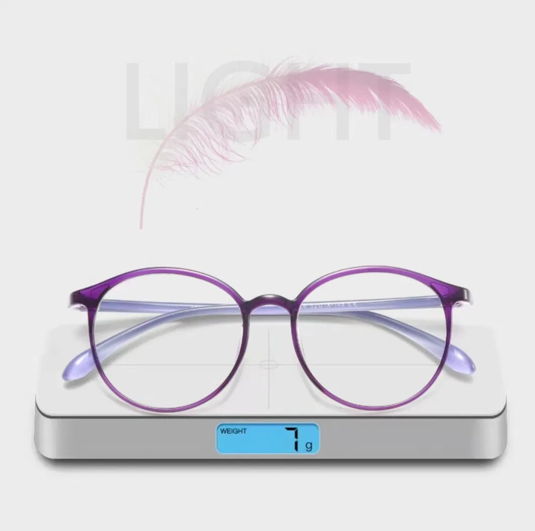 High End Fashion Light HD Tr90 Frame Anti Blue Light Reading Glasses