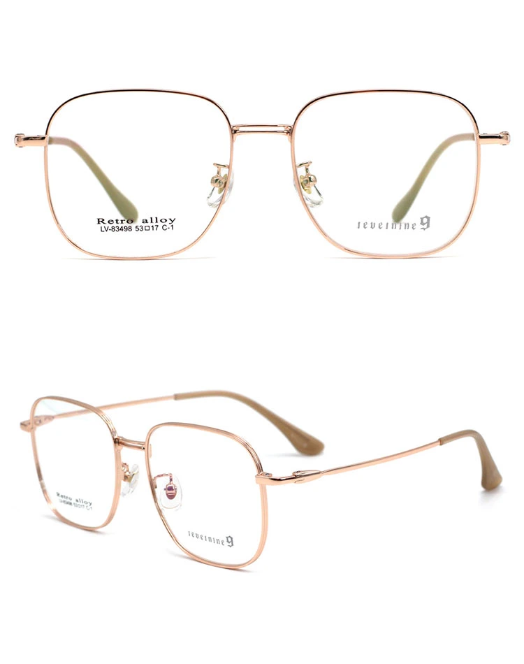 Oversize Square Prescription Eyeglasses Eye Glass Frames Optical Glasses for Men