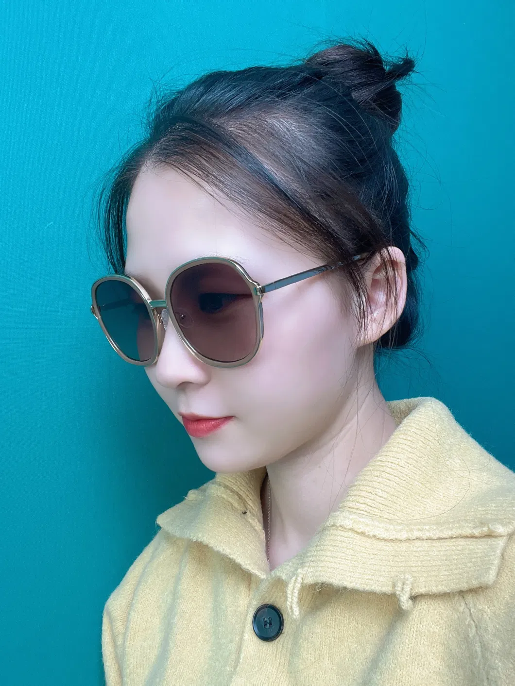 New and Best Selling High Quality Round Injection Sunglasses Customizable Shape