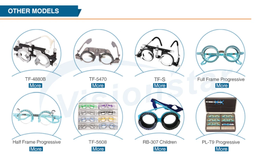 Rb-307 Optical Shop Trial Lens Frame Low Price Children Trial Frame