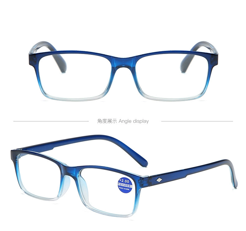 Amazon Custom Logo Fashion Light Comfortable Blue Light Blocking Reading Glasses