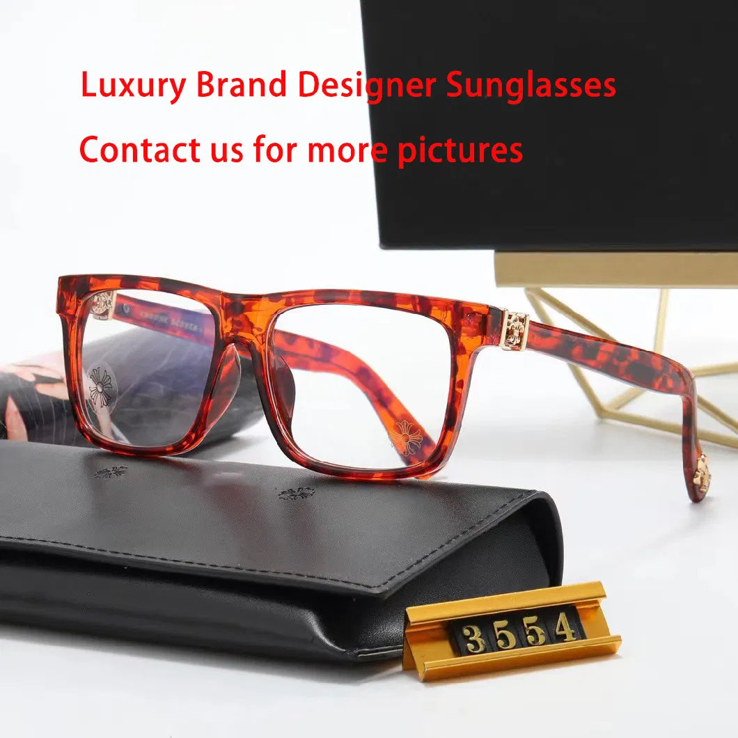 New Transparent Sunglasses Unisex Luxury Brand Designer Sunglasses 2024 Replicas Hat