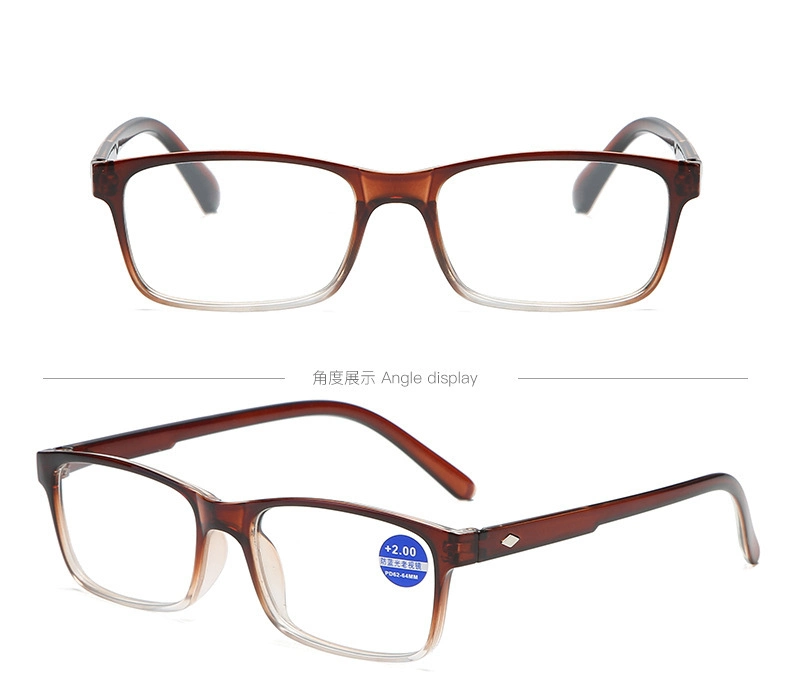 Amazon Custom Logo Fashion Light Comfortable Blue Light Blocking Reading Glasses