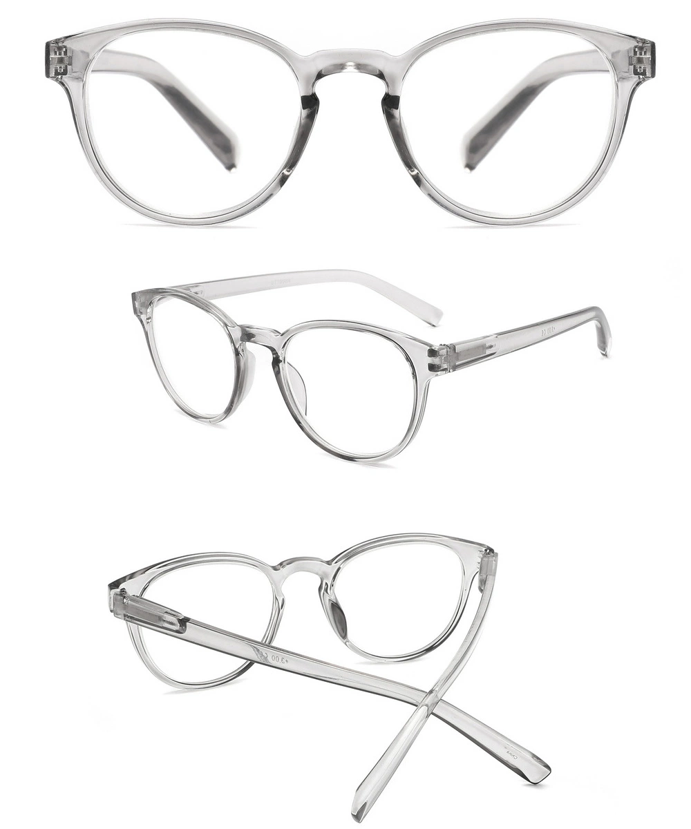 Latest Clear Frame Designer Women Fashion Computer Prescription Custom Blue Light Blocking Reading Glasses Plastic