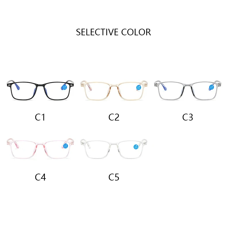 Wholesale Cheap Stock Classical Fashion Design Anti Blue Light Eyewear Optical Frame Tr90 Eyeglasses Frames Old Men or Women Reading Glasses