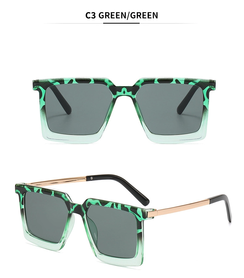 2023 High Quality Glasses Men and Women Oversized Frame Sunglasses Fashion Classic UV400 Travel Sun Glasses