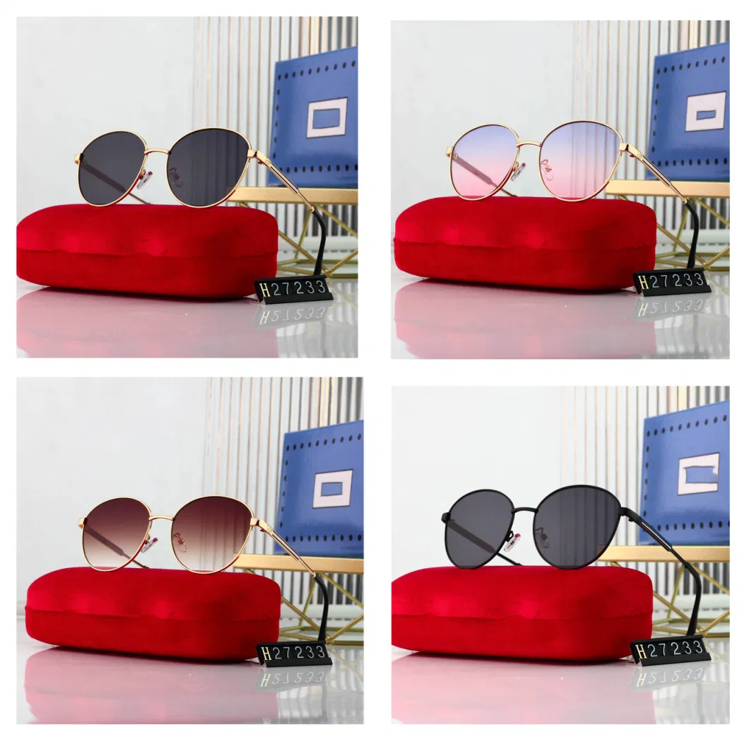 2023 Sun Glasses Gradient Sunglasse Branded Stock Shades for Woman Man