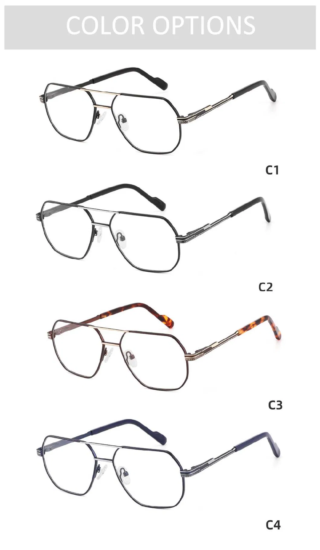 Gd New Arrival Fashion Popular Men Metal Optical Frames 2024 Optical Eyewear Men Women 2023 Wholesale Glasses Glasses Optical Frame