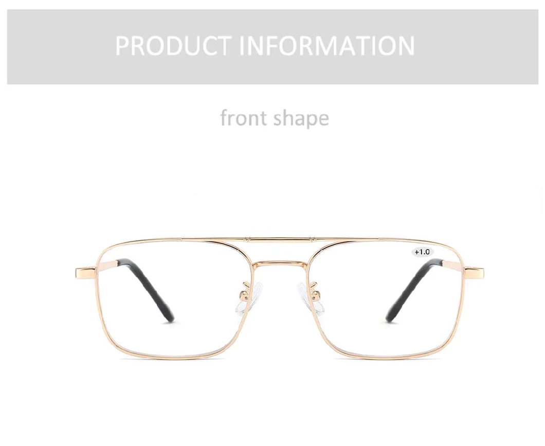 Gd in Stock Classic Metal OEM Custom Logo Old People Women Wholesale Men Cheap Eyeglasses Reading Glasses New Reading Glasses Blue Light Anti