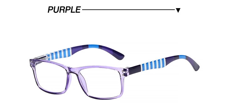 Classic Men Unique Blue Pinstripes Design Temple Blue Shield Reading Glasses