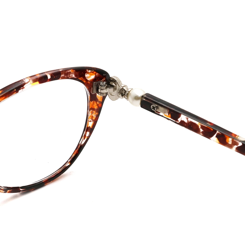 in Stock Full Frame Tortoiseshell Cat Eyes Progressive Lens Reading Glasses for Women