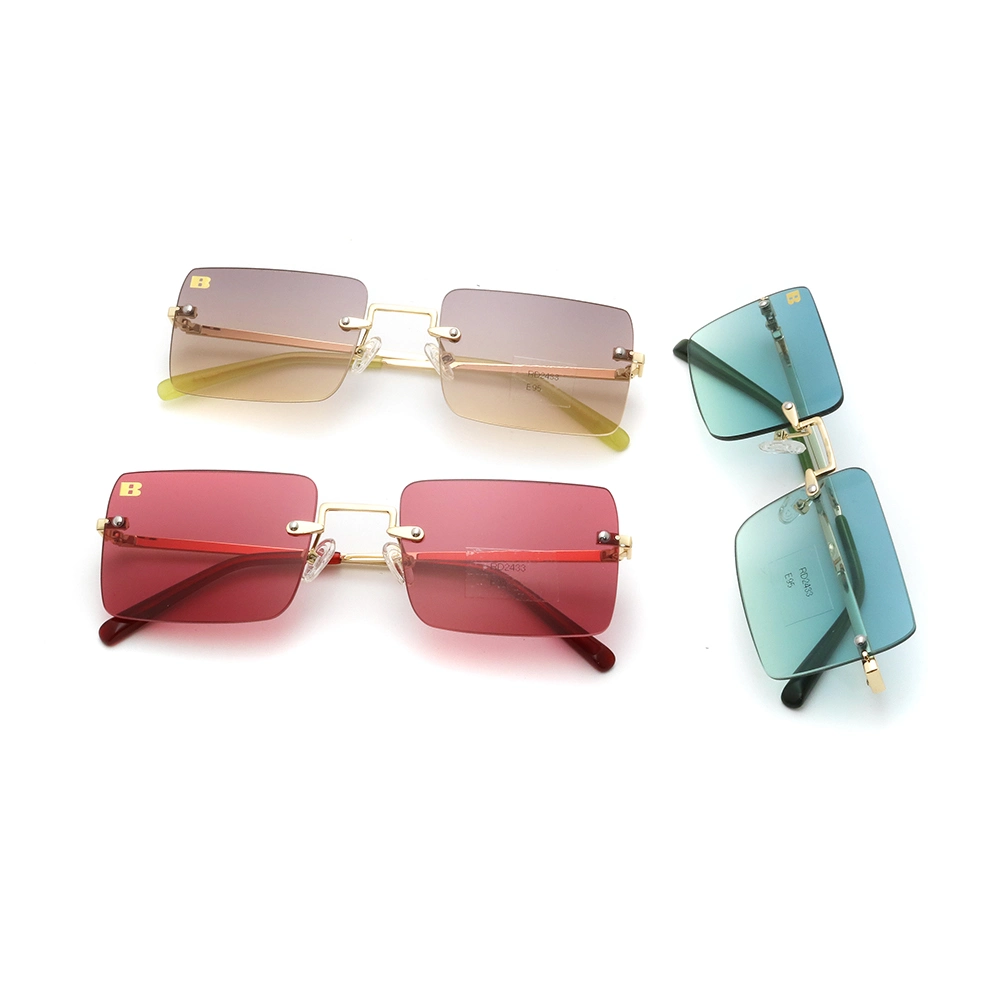 2023 Oversized Square Metallic Designer Sunglasses Sunnies Shade