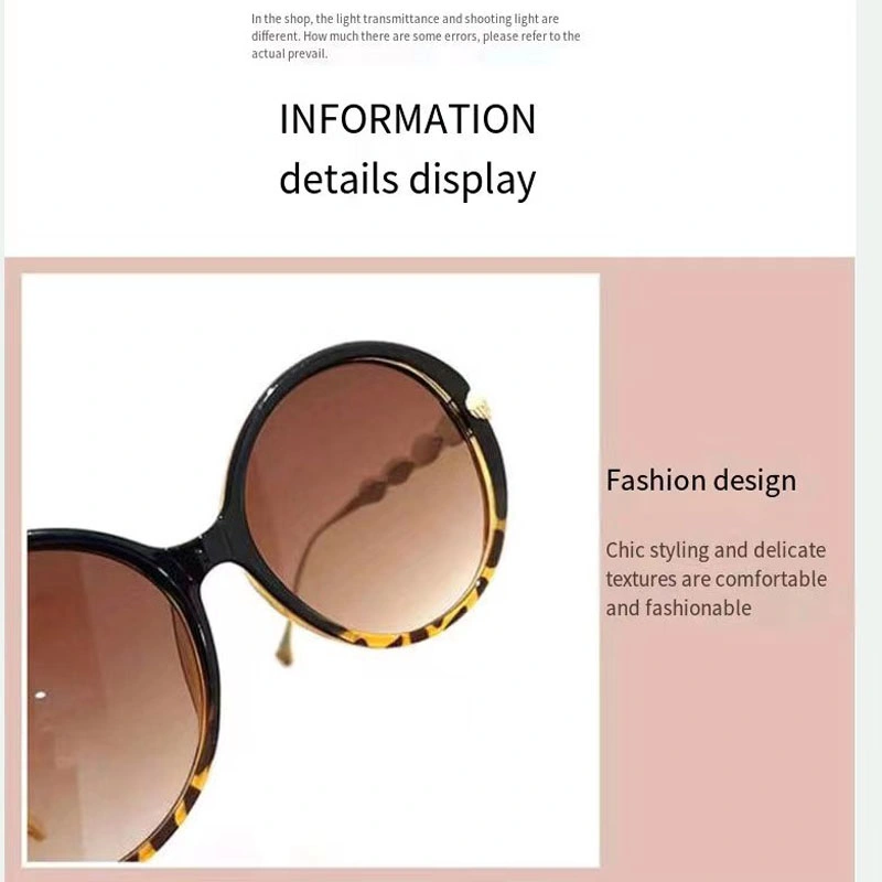 Round Sunglasses Ins Wind Net Red Sunglasses Women&prime; S New Fashion Street Patting Glasses (CFEGS-038)