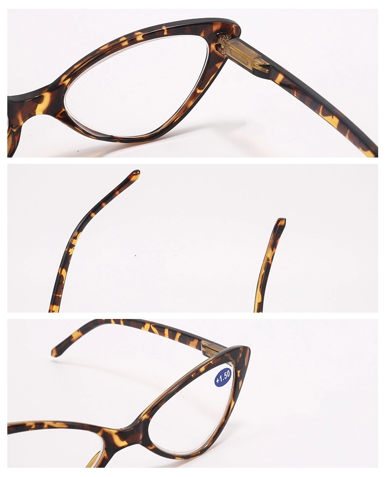 Cat Eye Spring Hinge Fashion Blue Light Blocking Reading Glasses