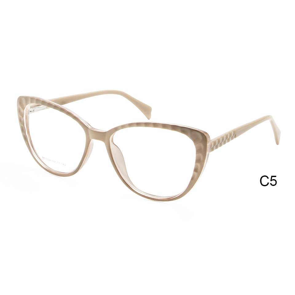 Optical Cat Eye Glasses Frame for Women Optical Frame Optic PC+Cp Spectacle Frames Spring Hinge