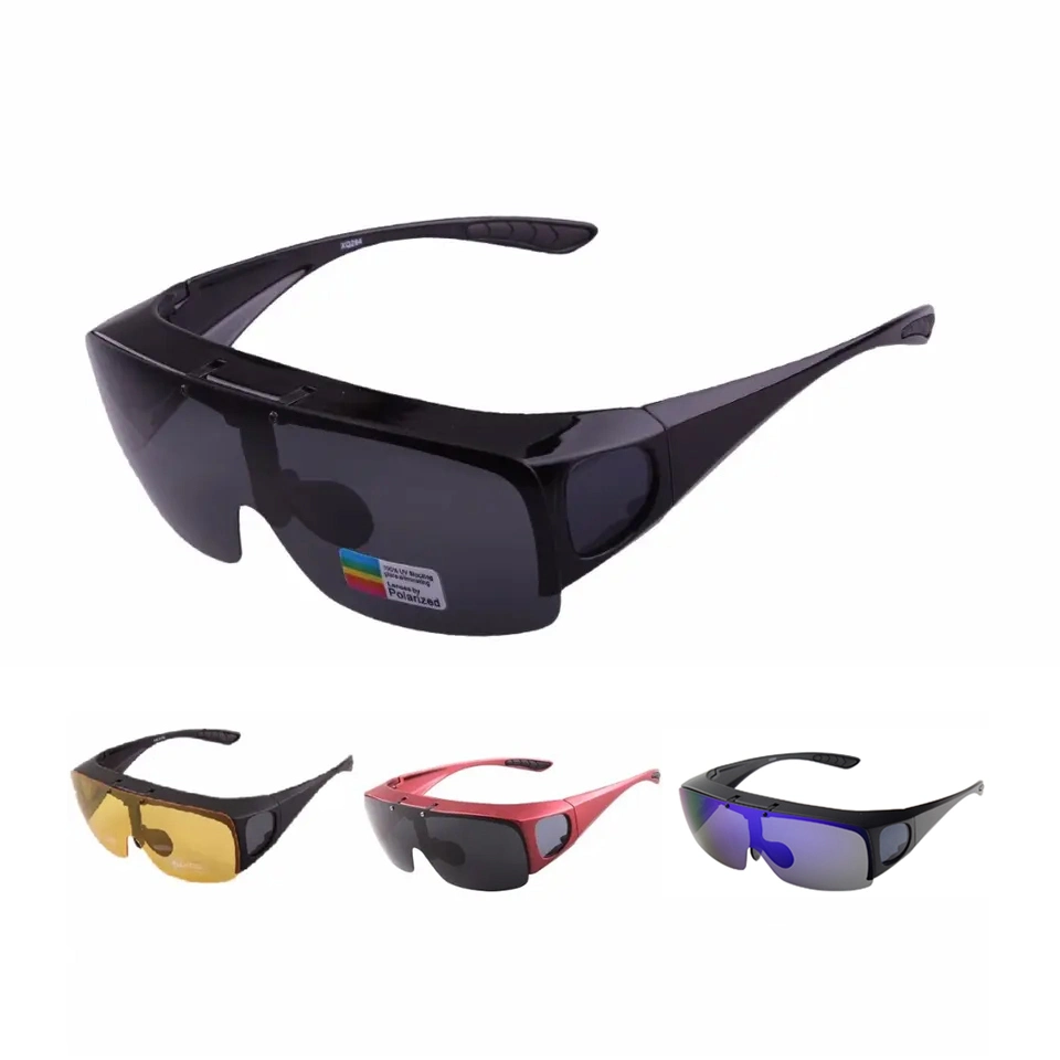 PC Frame Eye Protection Night Driving Polarized Sunglasses Fit Over Glasses