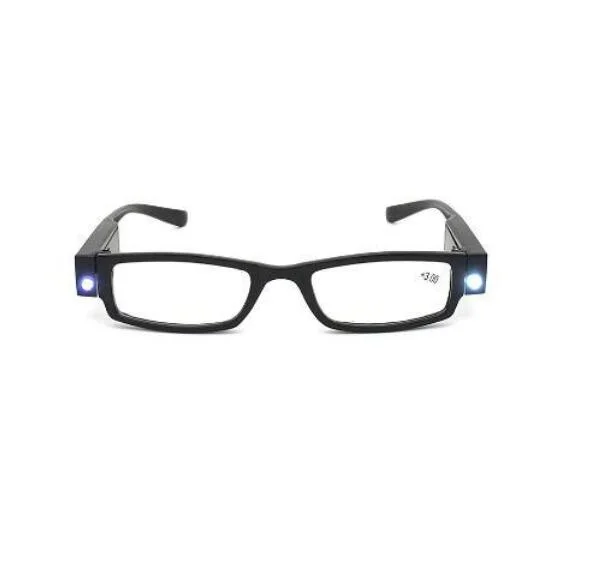 Zwholesale Low Prices Rechargeable LED Glasses Reading Glasses with LED Light