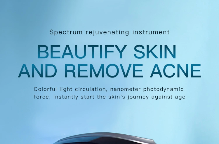 2023 UV Lamp Nano Spray Skin Rejuvenation Facial Blue Red Light Therapy Device Professional Anti Aging Photon Celluma LED Face Light Therapy Machine