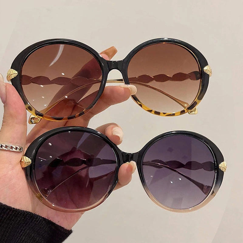 Round Sunglasses Ins Wind Net Red Sunglasses Women&prime; S New Fashion Street Patting Glasses (CFEGS-038)