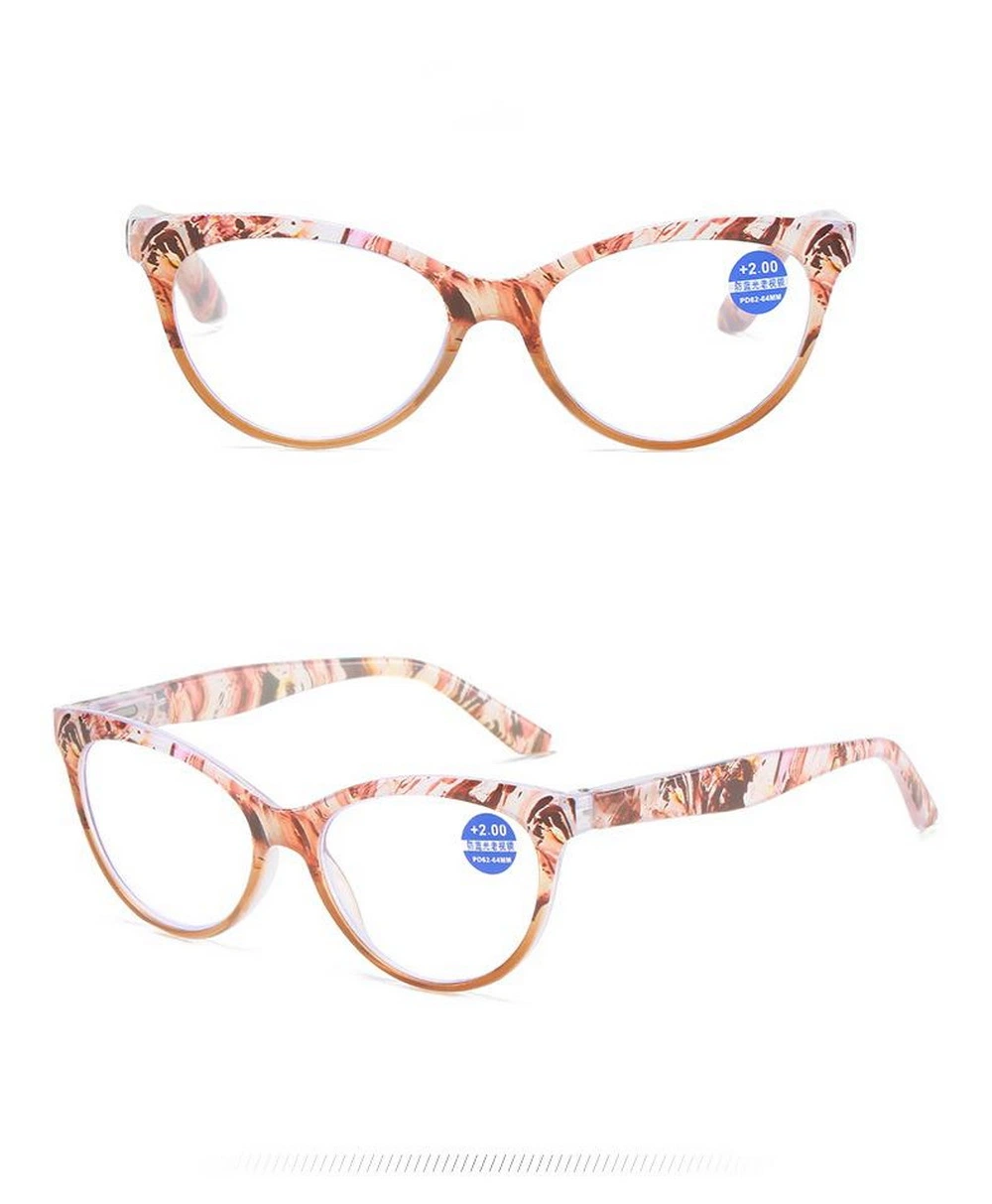 New Arrival OEM High Quality Full Rim PC Colorful Cat Eye Frame Unisex Reading Glasses