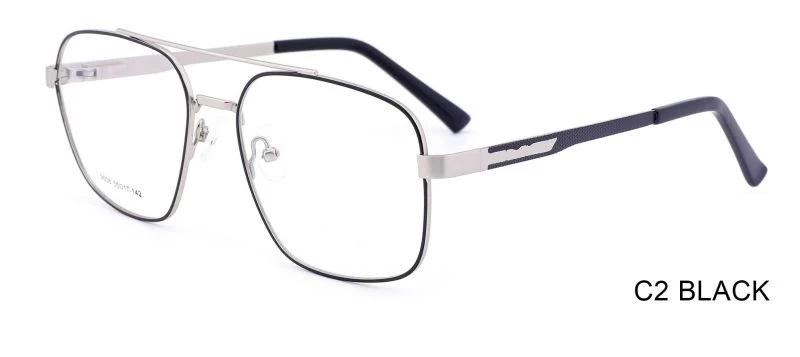 9008 Square Eyeglass Frames Metal Eyeglasses Frames