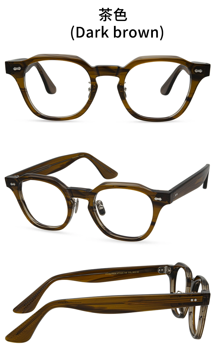 New Design Fashion Acetate Eyeglasses Frames Optical Glasses