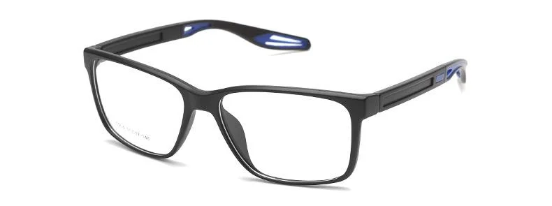 2023 New Fashion Tr90 Material Eyeglasses Can Be Equipped with Myopia Removable Temples Sports Glasses