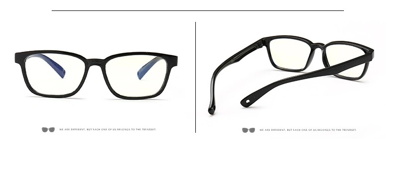 Flexible Safety Silicone/Tr90 Kids Anti Blue Light Blocking Computer Glasses Optical Frames Eyeglasses