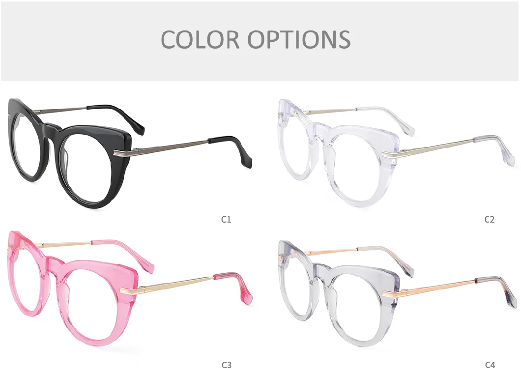 2022 Latest Hot Sale Design Retro Fashion High Quality Custom Spring Hinge Eyewear