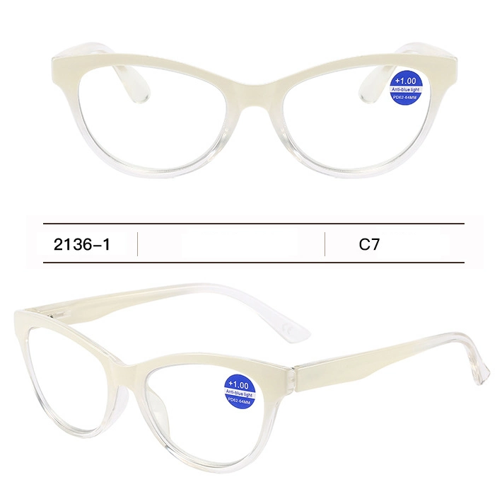 New Fashion Anti-Blue Reading Glasses Wholesale Cat-Eye HD Reading Glasses for Men and Women