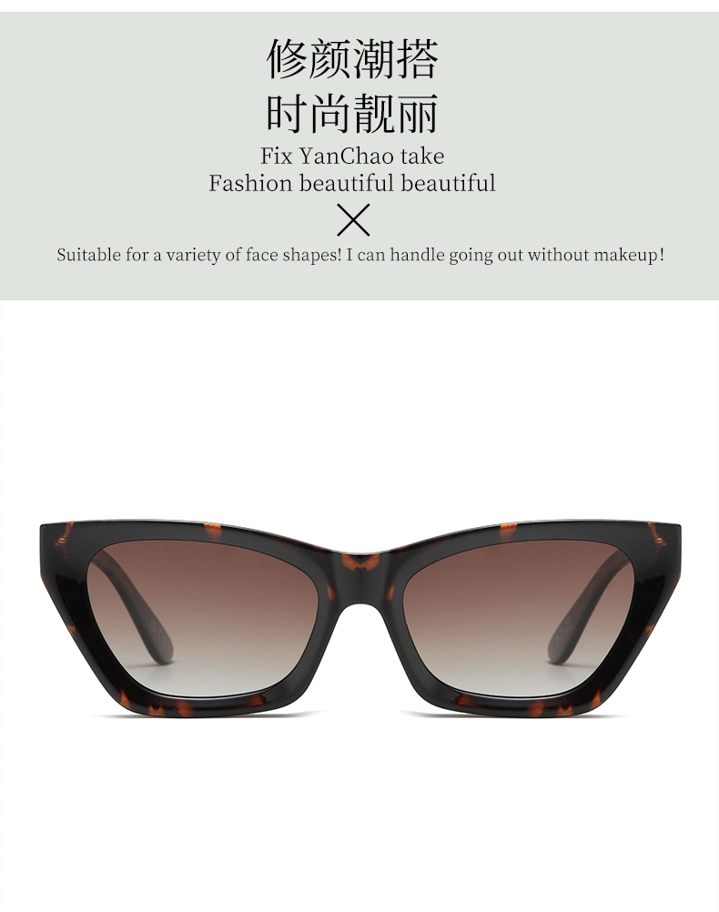 2024 New Factory Sells Custom Men Fashionable Rectangular Retro High-Quality and Affordable Branded Women Sunglasses