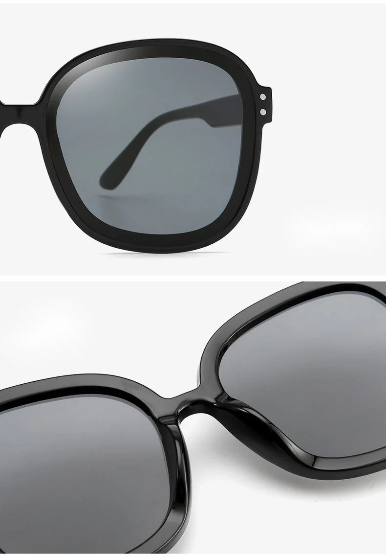2024 Wholesale Cheap Retro Custom Logo PC Colorful Fashionable and Trendy Sun Visors Personalized Full Frame Sunglasses